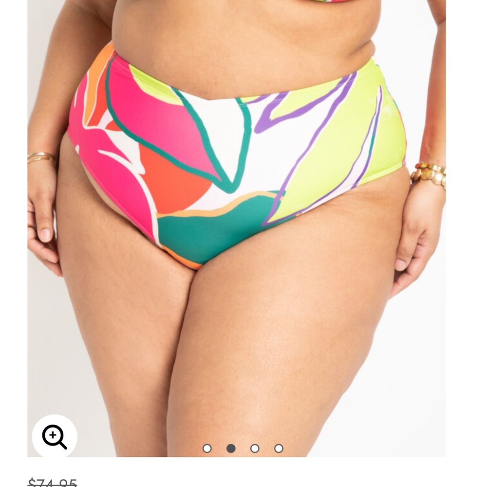 Eloquii Multicolor Bikini